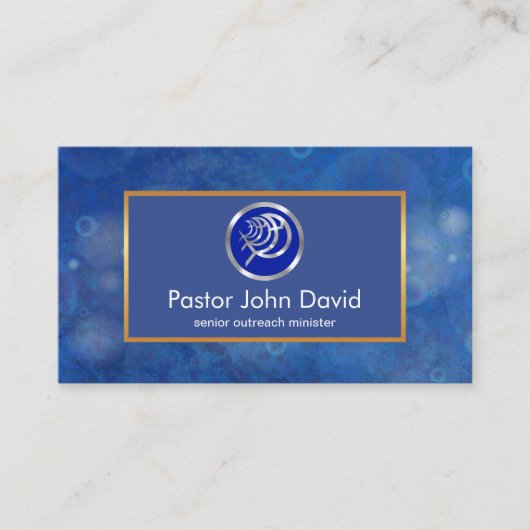 ブルーウォーター《写真》ぼけ味イクサス魚牧師 名刺 (正面)