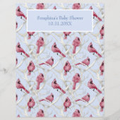 ブルーウォーター（鳥）ショウジョウコウカンチョウベビーシャワービンゴゲーム (裏面)