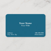 ブルーウォータ澄んーの氷山 名刺 (裏面)