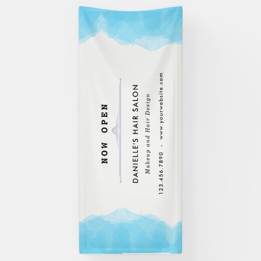 ブルーウォーモダンターカラーファッション事業 横断幕 (縦)