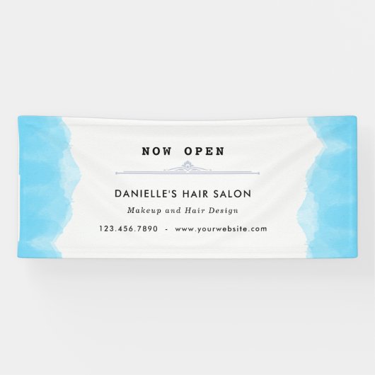 ブルーウォーモダンターカラーファッション事業 横断幕 (横)