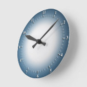 ブルーウォールクロック ラウンド壁時計 (傾斜)
