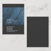 ブルーウォールデザイントレンディーラージプロフェッショナル 名刺 (正面/裏面)