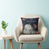 ブルーウォー素朴ターカラーカボチャ紅葉ネイビー クッション (椅子)