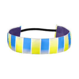 ブルーウクライナインスパイア平和アンチ戦争 アスレチックヘッドバンド