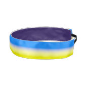 ブルーウクライナインスパイア平和アンチ戦争 アスレチックヘッドバンド (右)