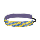 ブルーウクライナインスパイア平和アンチ戦争 アスレチックヘッドバンド (右)