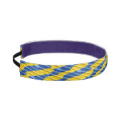 ブルーウクライナインスパイア平和アンチ戦争 アスレチックヘッドバンド (左)