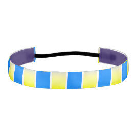 ブルーウクライナインスパイア平和アンチ戦争 アスレチックヘッドバンド