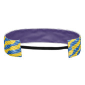 ブルーウクライナインスパイア平和アンチ戦争 アスレチックヘッドバンド (裏面)