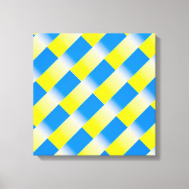 ブルーウクライナインスパイア平和アンチ戦争 キャンバスプリント