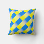 ブルーウクライナインスパイア平和アンチ戦争 クッション (裏面)