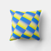 ブルーウクライナインスパイア平和アンチ戦争 クッション (裏面)