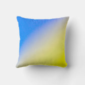 ブルーウクライナインスパイア平和アンチ戦争 クッション (裏面)