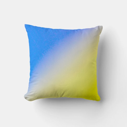 ブルーウクライナインスパイア平和アンチ戦争 クッション (正面)