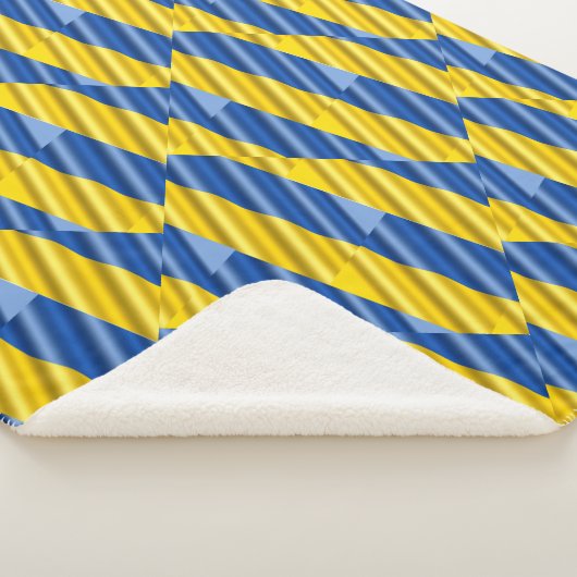 ブルーウクライナインスパイア平和アンチ戦争 シェルパブランケット (3/4)