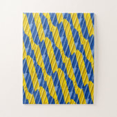 ブルーウクライナインスパイア平和アンチ戦争 ジグソーパズル (縦)