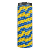 ブルーウクライナインスパイア平和アンチ戦争 タンブラー (裏面)