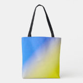 ブルーウクライナインスパイア平和アンチ戦争 トートバッグ (裏面)