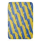 ブルーウクライナインスパイア平和アンチ戦争 バスマット (正面縦)