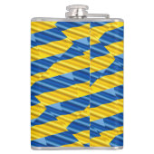 ブルーウクライナインスパイア平和アンチ戦争 フラスク (裏面)