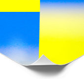 ブルーウクライナインスパイア平和アンチ戦争 ポスター (コーナー)