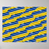 ブルーウクライナインスパイア平和アンチ戦争 ポスター (正面)