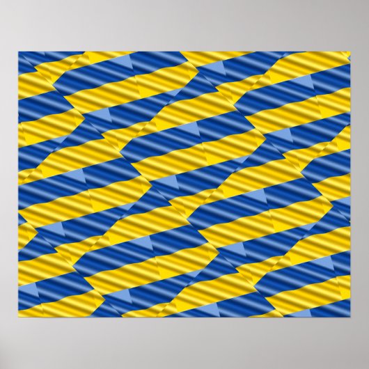 ブルーウクライナインスパイア平和アンチ戦争 ポスター (正面)