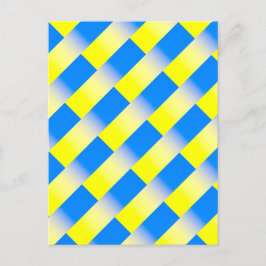 ブルーウクライナインスパイア平和アンチ戦争 ポストカード