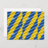 ブルーウクライナインスパイア平和アンチ戦争 ポストカード (正面/裏面)