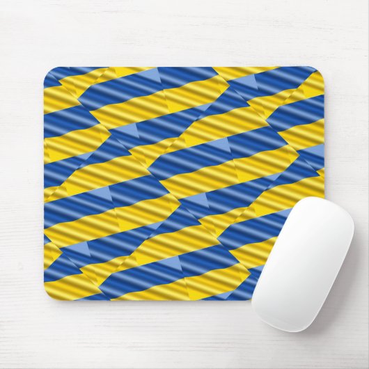 ブルーウクライナインスパイア平和アンチ戦争 マウスパッド (マウス)