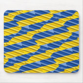 ブルーウクライナインスパイア平和アンチ戦争 マウスパッド (正面)