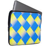 ブルーウクライナインスパイア平和アンチ戦争 ラップトップスリーブ (正面右)