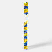 ブルーウクライナインスパイア平和アンチ戦争 iPhoneケース (右側面)