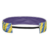 ブルーウクライナインスパイア平和戦争 アスレチックヘッドバンド (裏面)