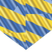 ブルーウクライナインスパイア平和戦争 ショートテーブルランナー (コーナー)