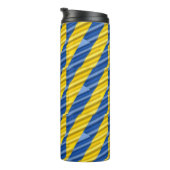 ブルーウクライナインスパイア平和戦争 タンブラー (回転右)