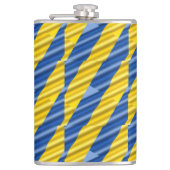 ブルーウクライナインスパイア平和戦争 フラスク (正面)