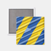 ブルーウクライナインスパイア平和戦争 マグネット (正面/裏面)