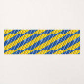 ブルーウクライナインスパイア平和戦争 ヨガマット (裏面(横))