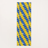 ブルーウクライナインスパイア平和戦争 ヨガマット (裏面)