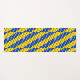 ブルーウクライナインスパイア平和戦争 ヨガマット