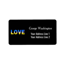 ブルーウクライナインスパイア平和戦争 ラベル