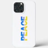 ブルーウクライナインスパイア平和戦争 Case-Mate iPhoneケース (裏面)
