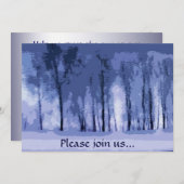 ブルーウッズウィンター至パーティの招待状 招待状 (正面/裏面)