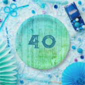 ブルーウッドすべての行事 素朴 ペーパープレート (パーティー)