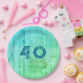 ブルーウッドすべての行事 素朴 ペーパープレート (パーティー)