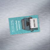 ブルーウッドの作家レトロタイプライター マグネット名刺 (インサイチュ)