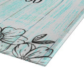 ブルーウッドアニバーサリーファミリー写真テンプレート カッティングボード (角)