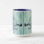 ブルーウッドウェルカムトゥザレイクハウス マグカップ (中央)